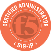 F5 Certified Administrator BIG-IP badge